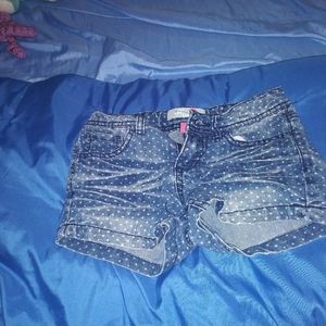 Denim shorts